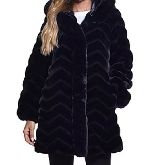 Gallery Jackets & Blazers - Gallery Black Teddy Jacket